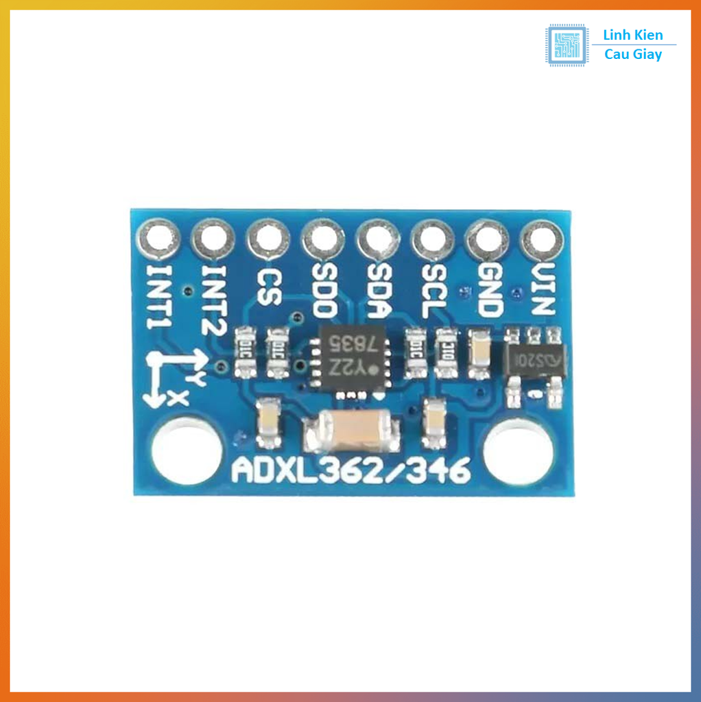 Module Cảm Biến Gia Tốc GY-346 ADXL346 Giao tiếp I2C SPI
