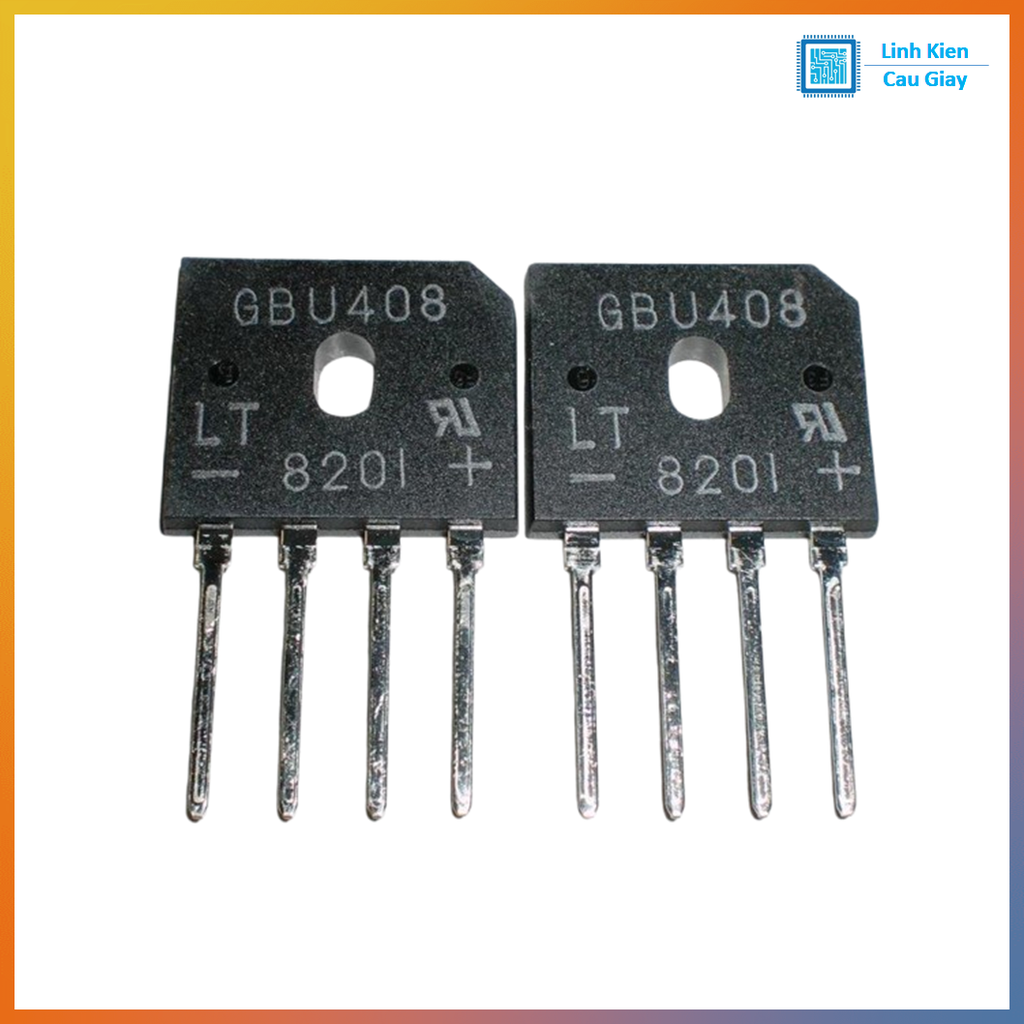 Linh kiện Diode Cầu GBU408 (4A 800V)