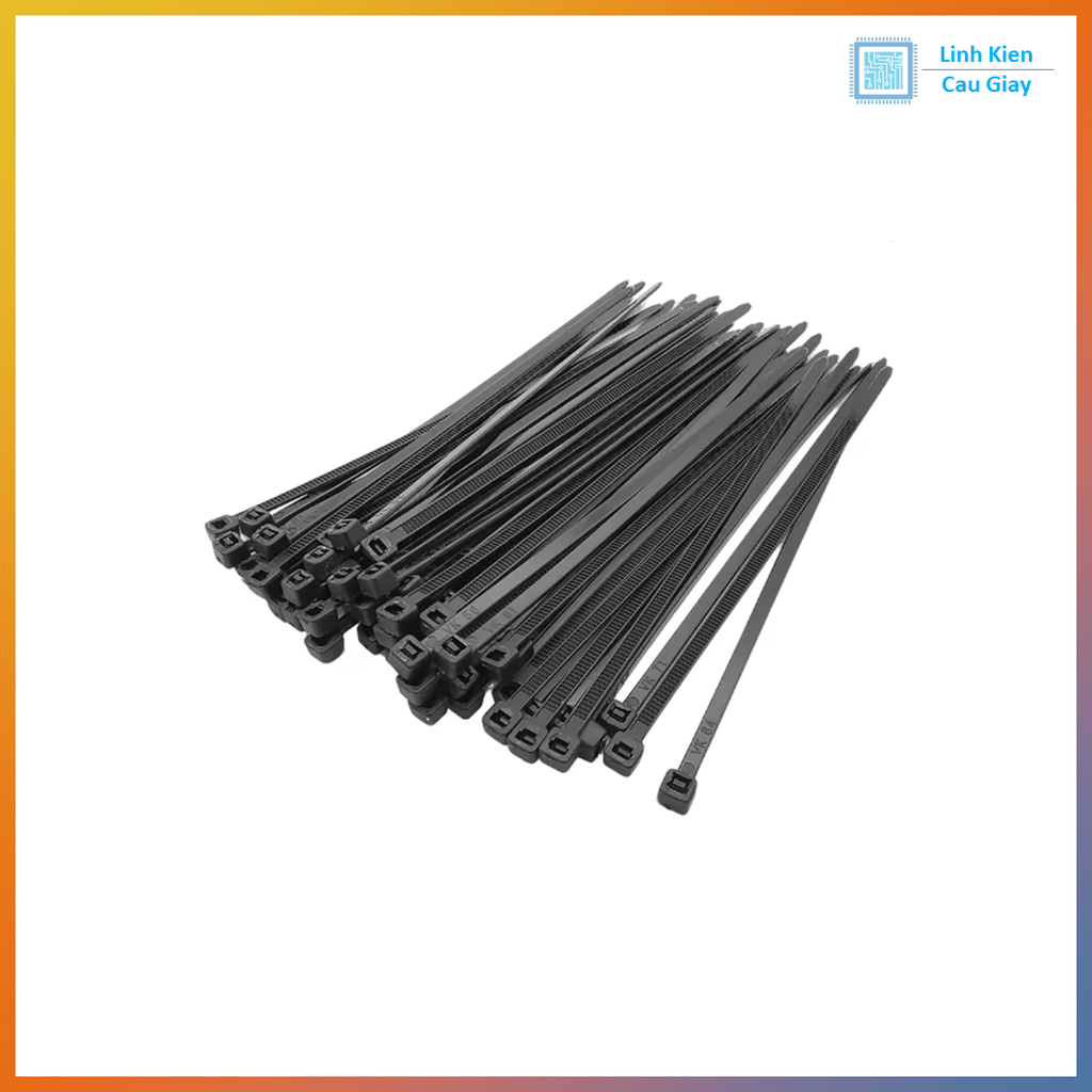 Dây thít màu đen (100 chiếc)