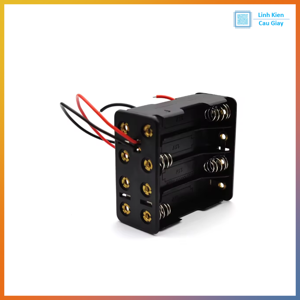 Đế 8 pin AA 2 tầng
