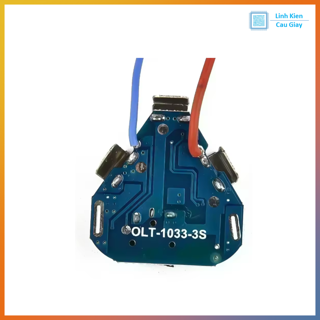 Mạch sạc và bảo vệ pin 3 Cell hình tam giác cho máy khoan 8A