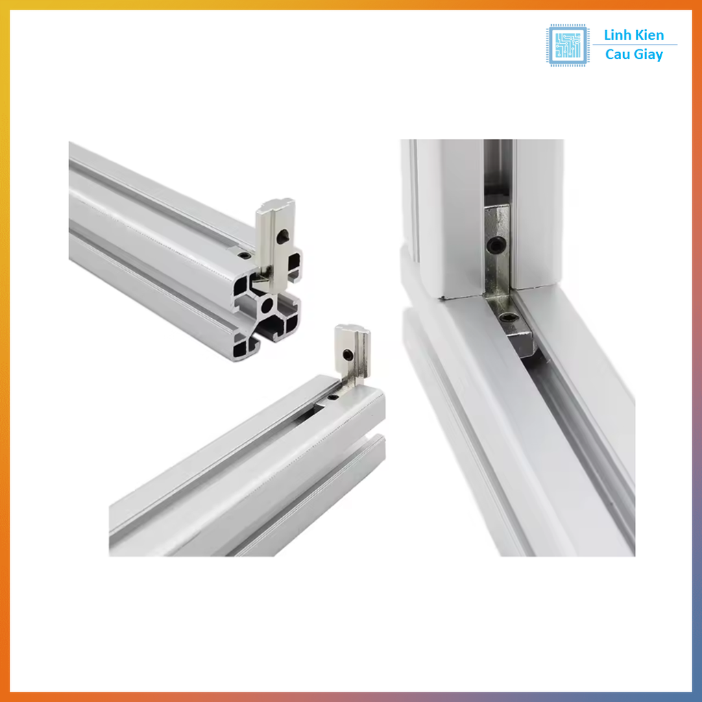 Ke Góc Vuông Chìm Nhôm 3030 - M6