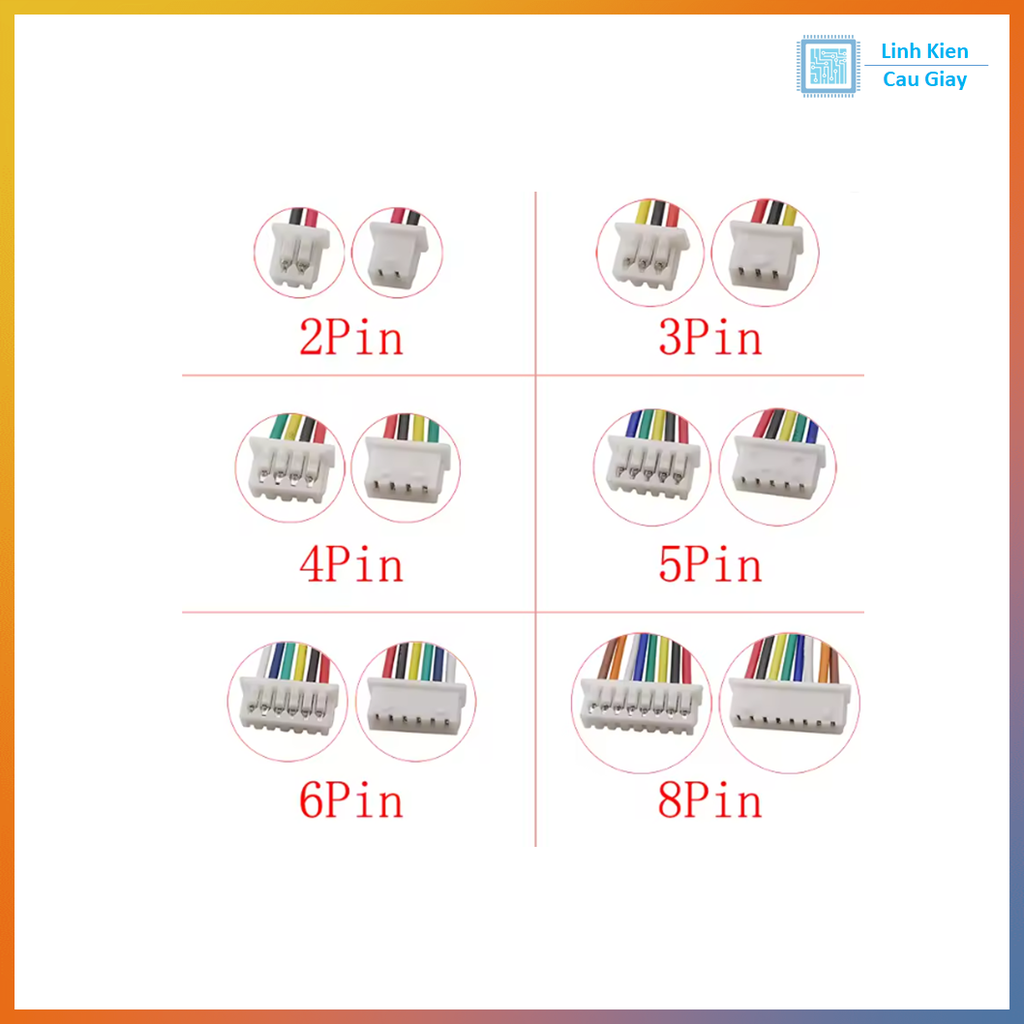 Dây Bus 1.25mm 20Cm 2 đầu jack