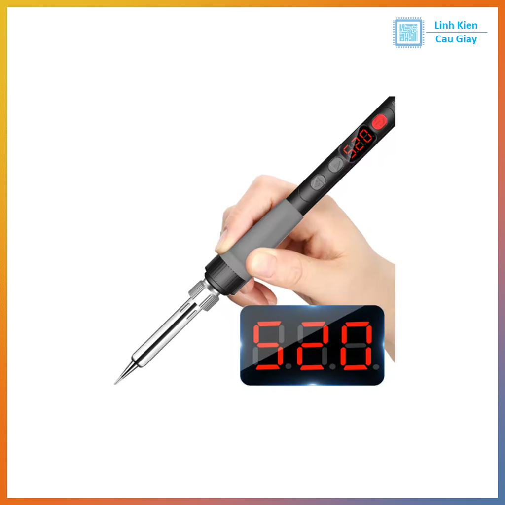 Mỏ Hàn Điều Chỉnh Nhiệt 908S 90W hiển thị LCD