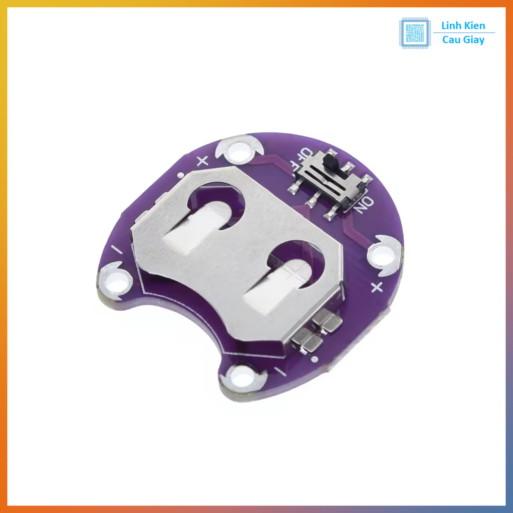 Đế gắn pin cúc áo CR2032 LilyPad
