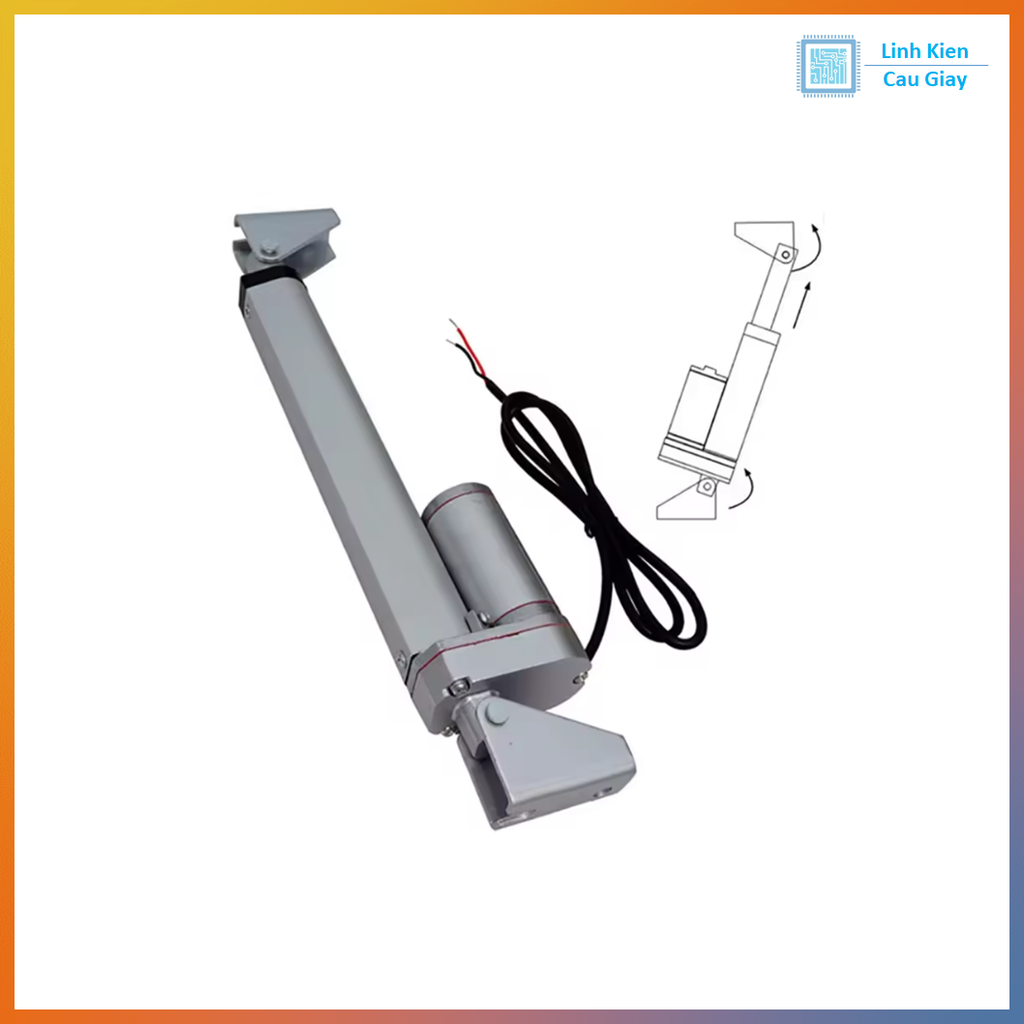 Gá A xi lanh điện