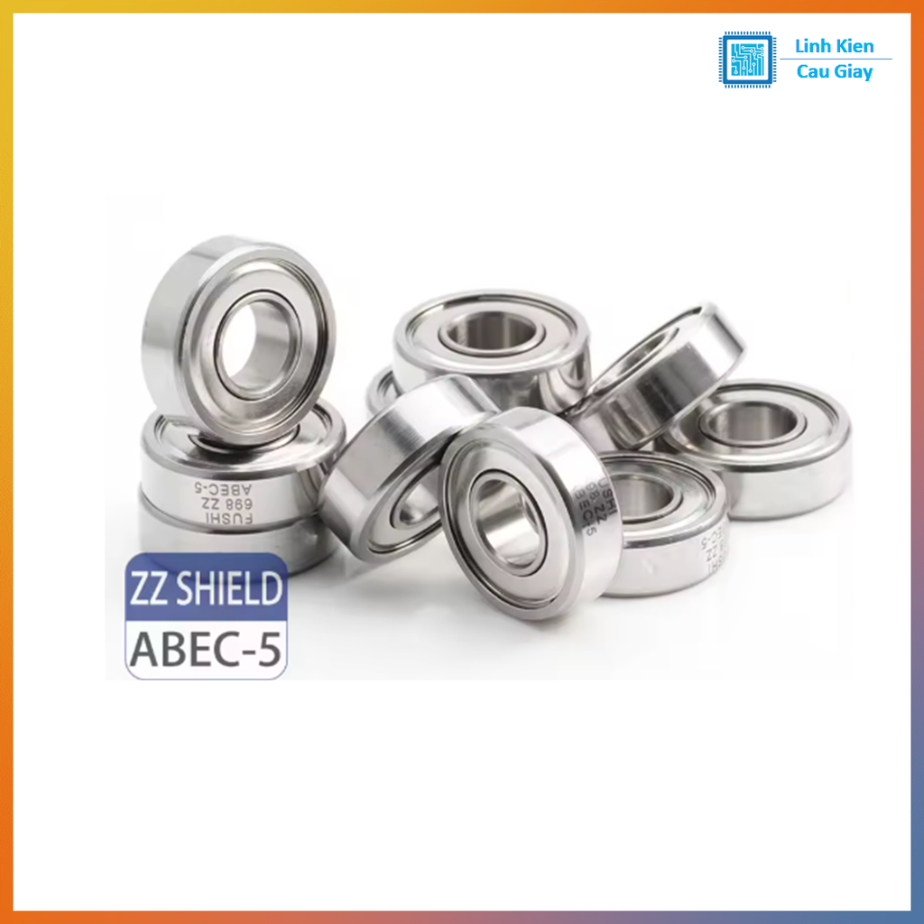 Vòng bi, ổ bi 698ZZ【8*19*6】