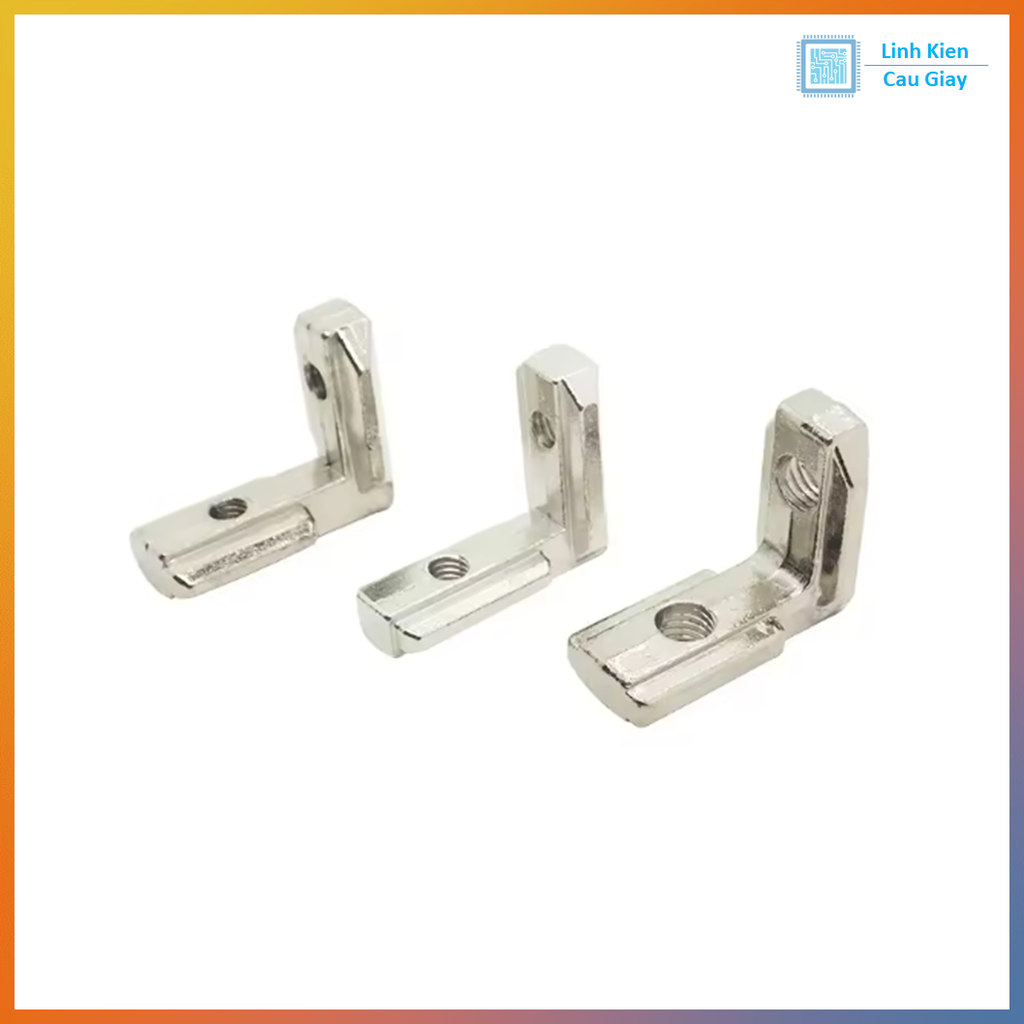 Ke Góc Vuông Chìm Nhôm 4040 - M6