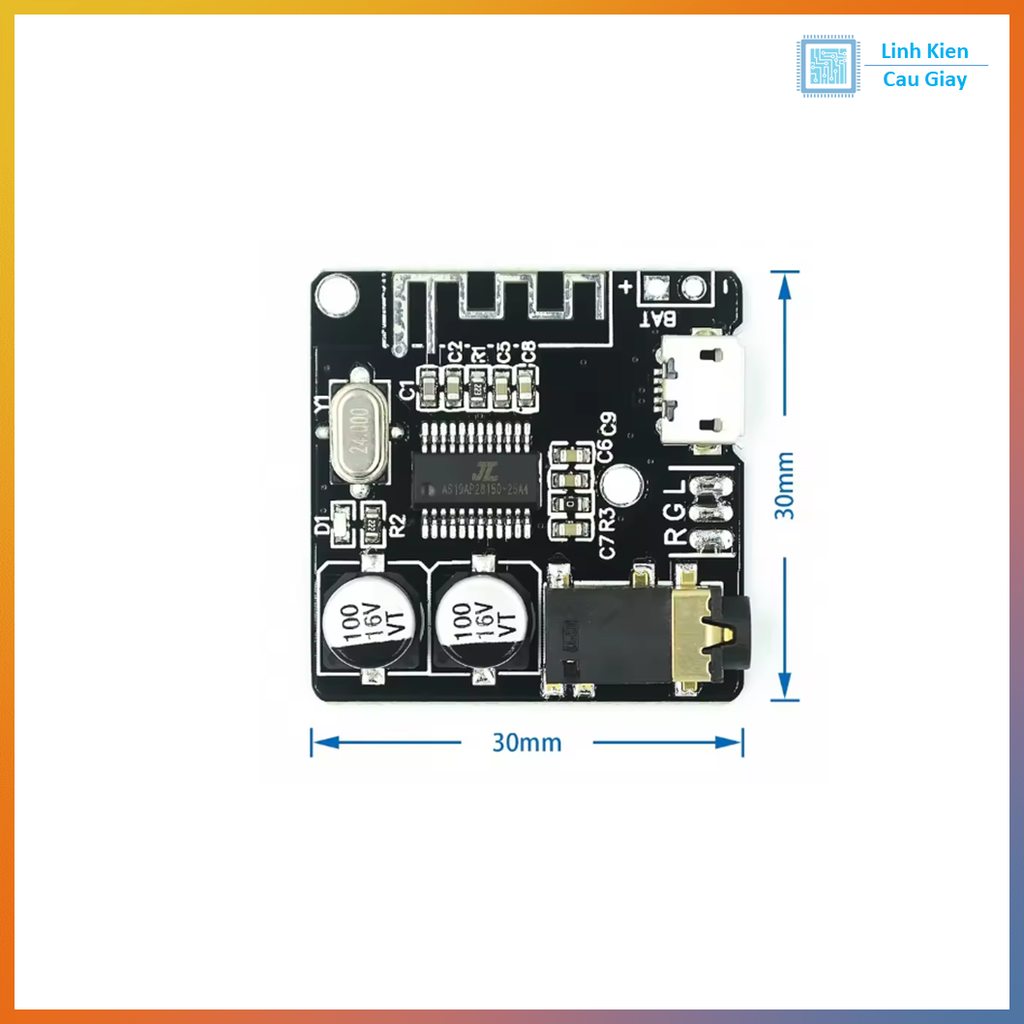 Module giải mã MP3 Bluetooth 5.0 Jack 3.5mm