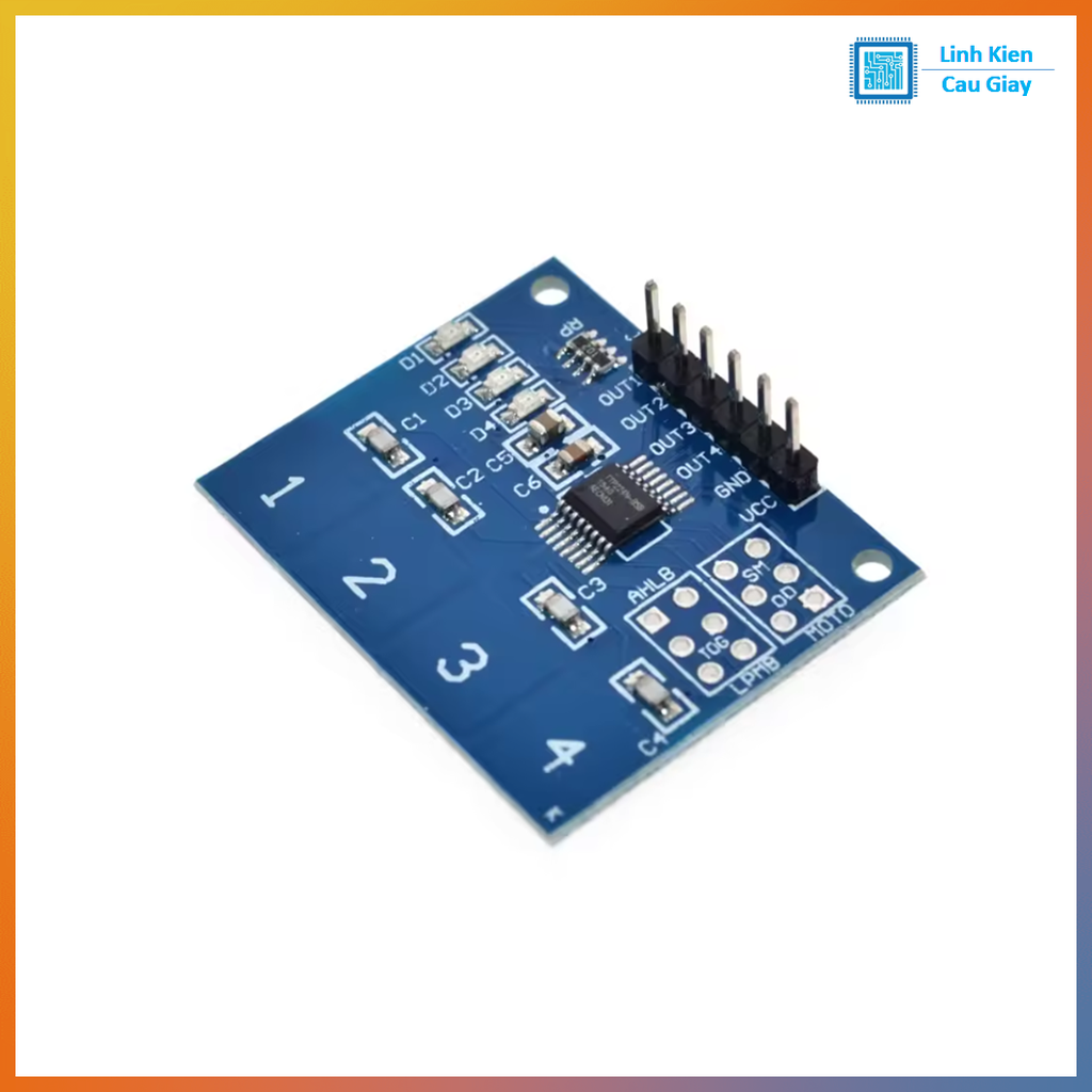 Module Bàn Phím Cảm Ứng Chạm 4 nút TTP224
