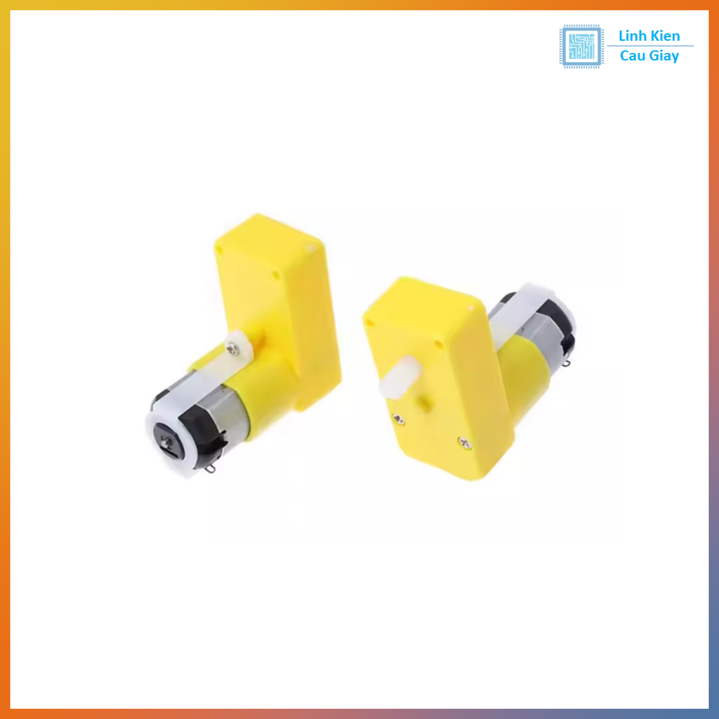 Động Cơ Giảm Tốc Vàng Chữ L 3-6VDC