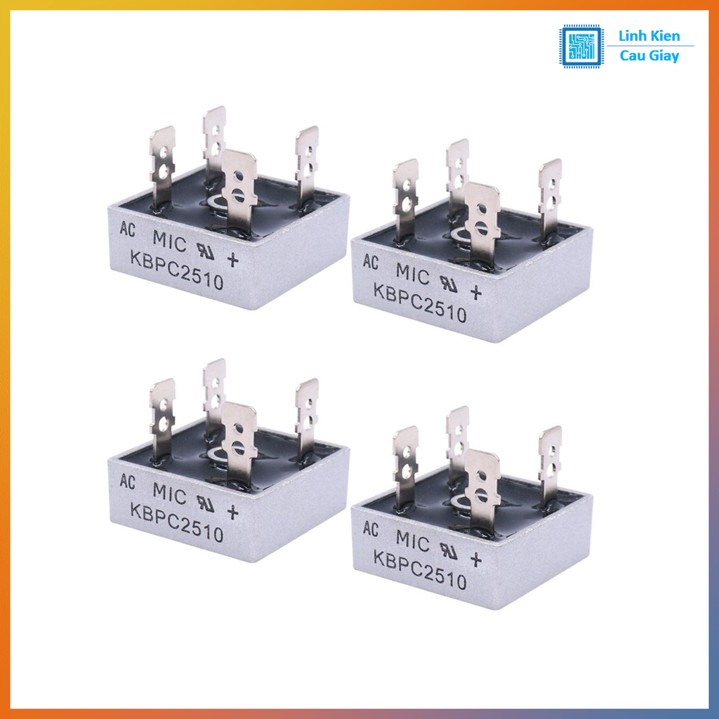 Linh kiện Diode KBPC2510 25A 1000V