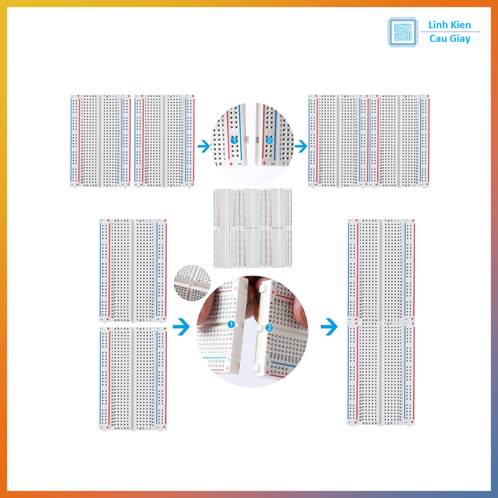 Breadboard nhỏ 85×55mm