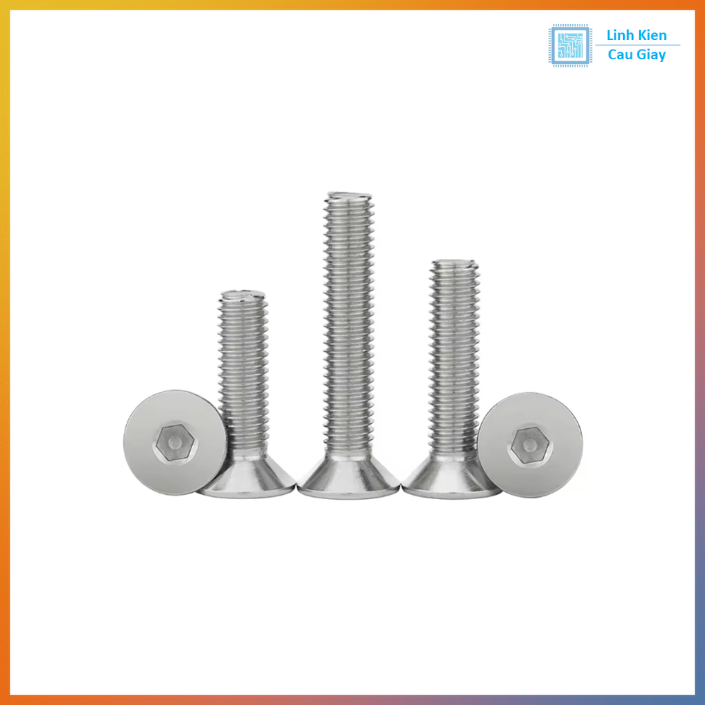 Bulong Lục Giác đầu chìm M5 (SL 10c)