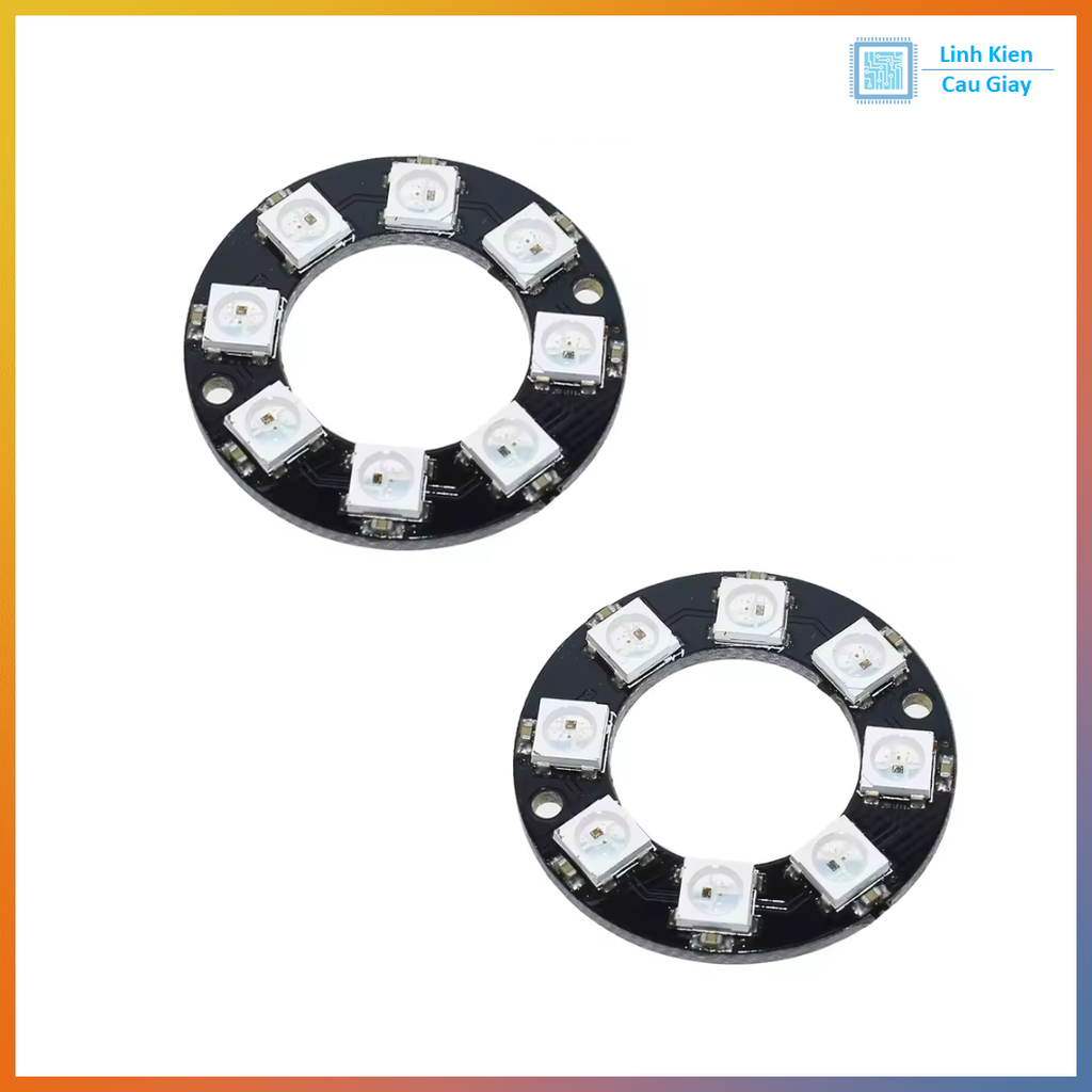 Module 8 Led RGB WS2812 (Tròn)