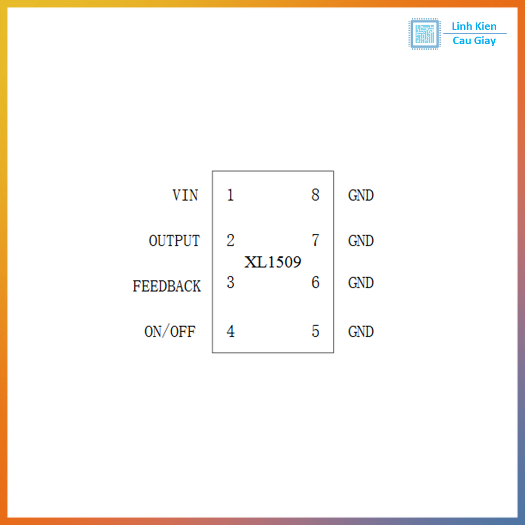 Linh kiện XL1509-12V SMD SOP8