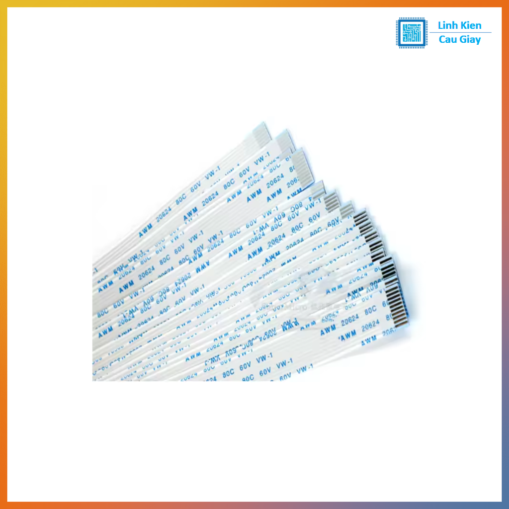 Cáp FFC/FPC 1mm Dài 300mm (Cáp thuận AA)