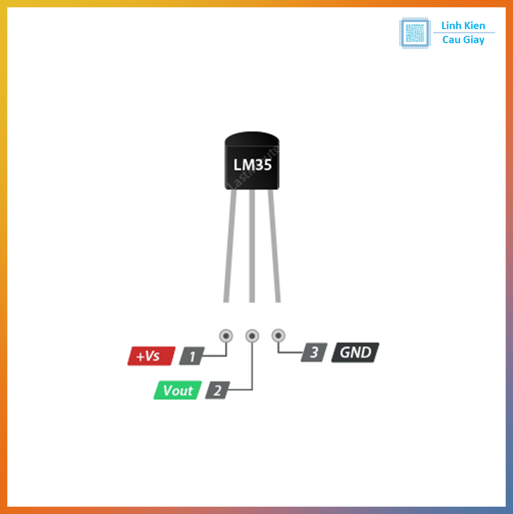 Cảm Biến Nhiệt Độ LM35