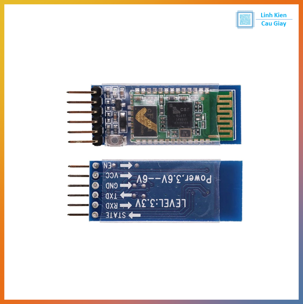 Mạch thu phát Bluetooth HC-05 đã ra chân