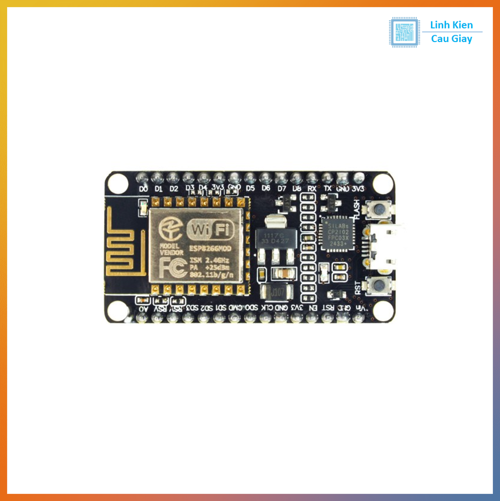 NodeMcu ESP8266 V3 CP2102 WIFI cho Arduino, IoT