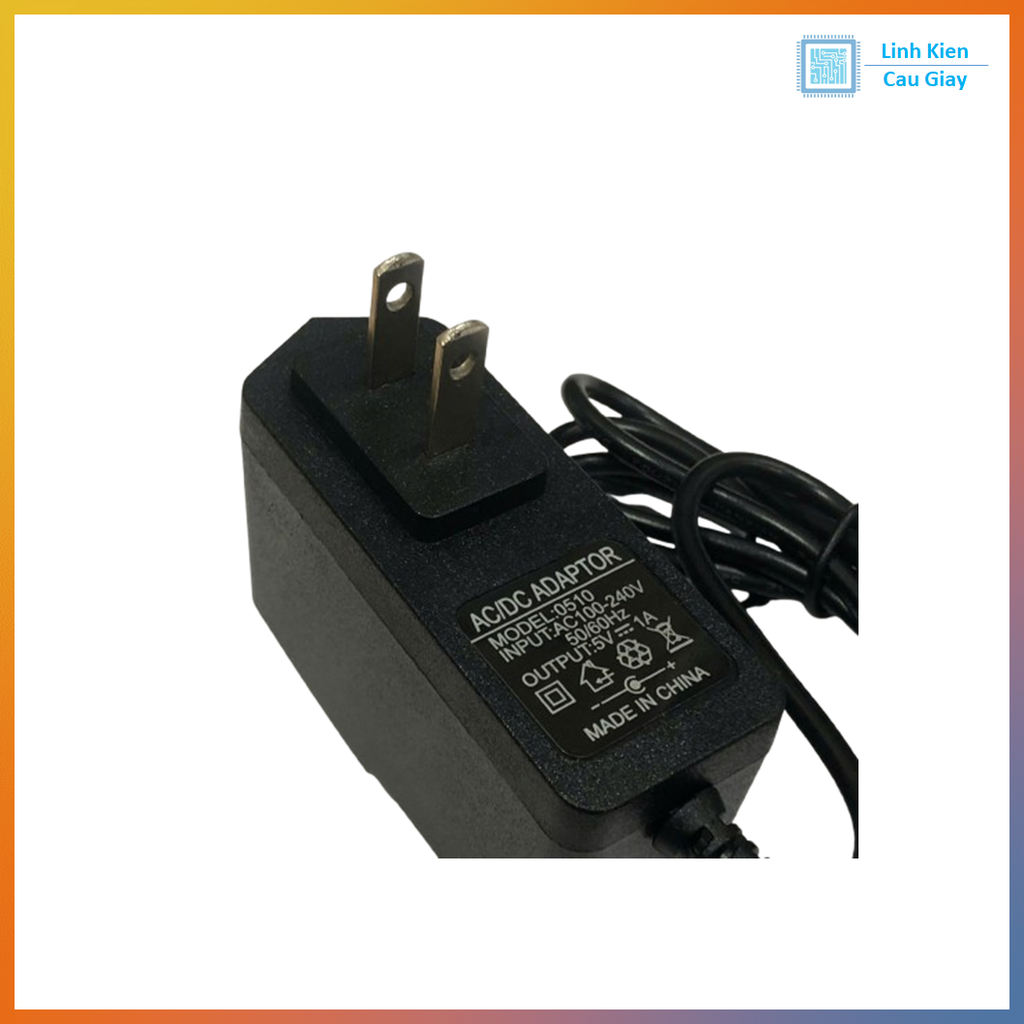 Nguồn Adapter 5V 1/2A đầu ra Jack DC 5.5*2.5mm