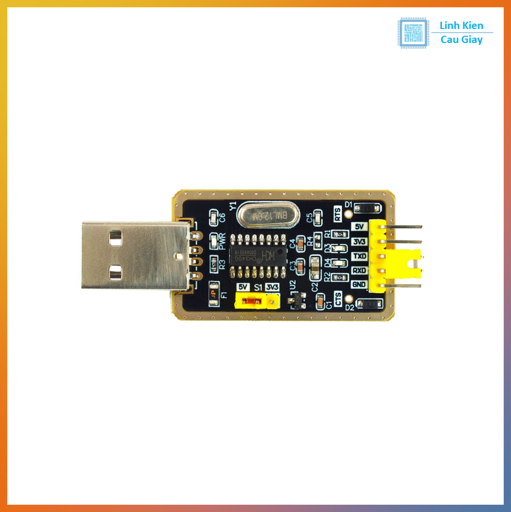 USB TO COM/TTL Chip CH340E Mini STC