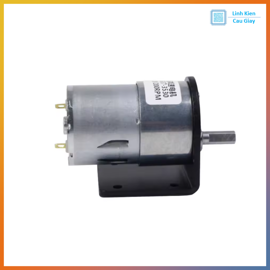 Động Cơ DC Giảm Tốc JGB37-535 (24VDC)