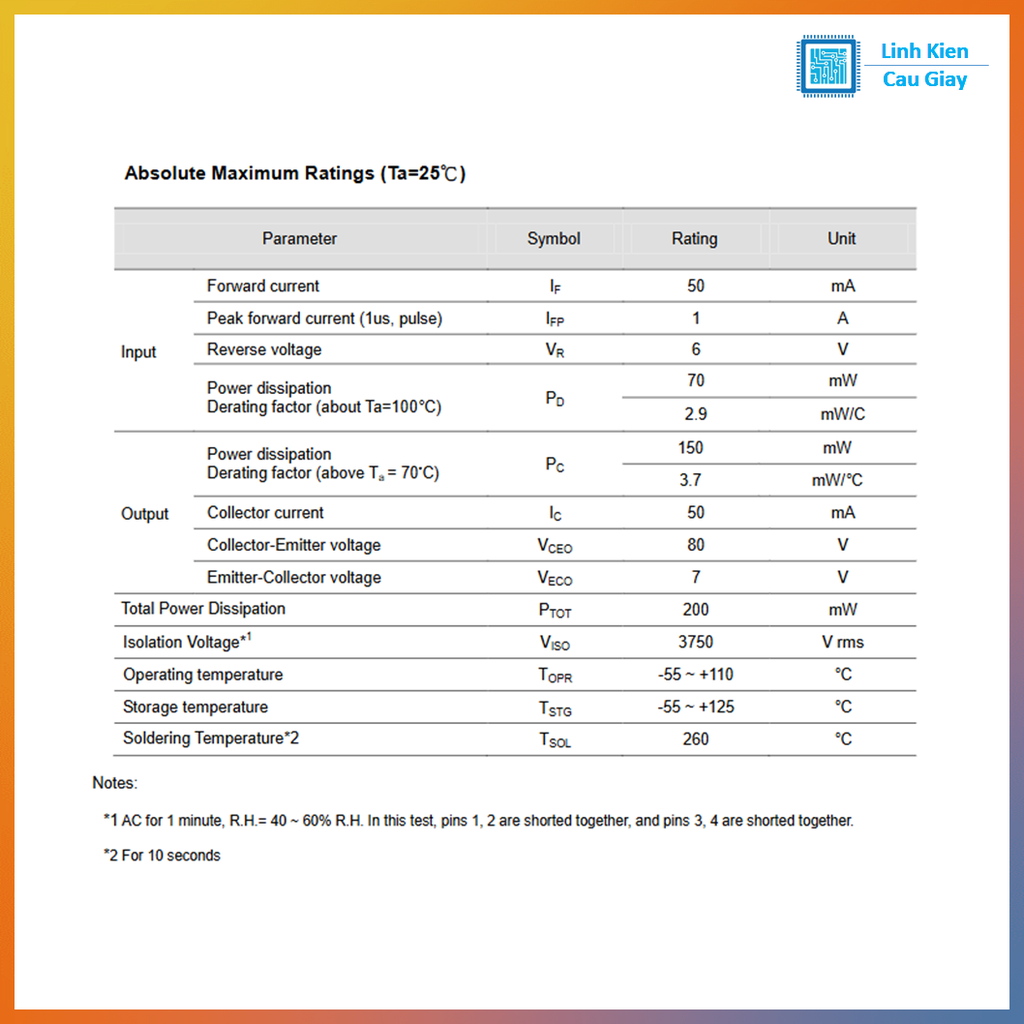 Linh kiện EL357N Chân dán SOP4