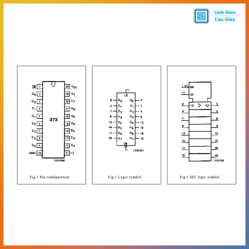 Linh kiện IC 74HC373