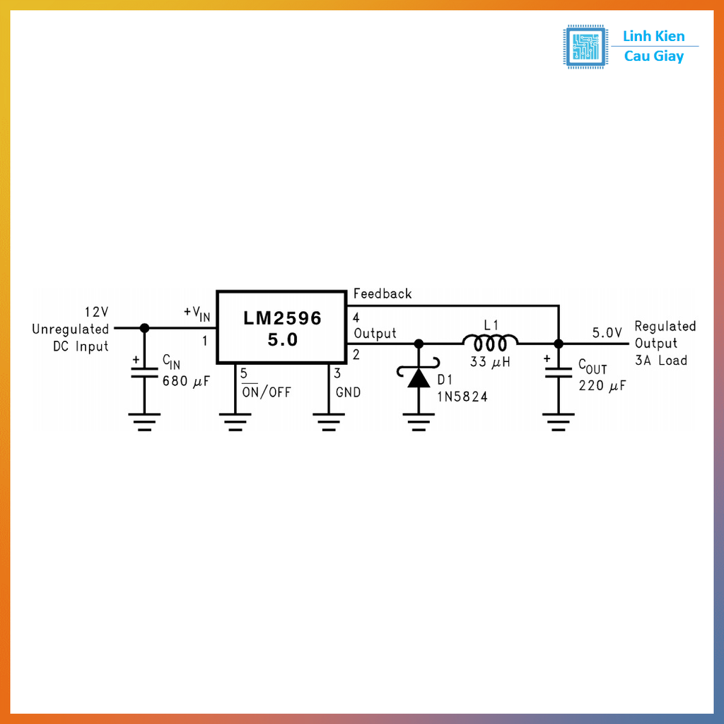 Linh kiện LM2596S-5V TO-263