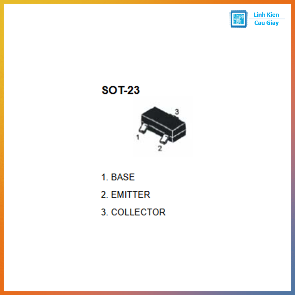 Linh kiện A1015 PNP SMD SOT23 (Gói 10c)