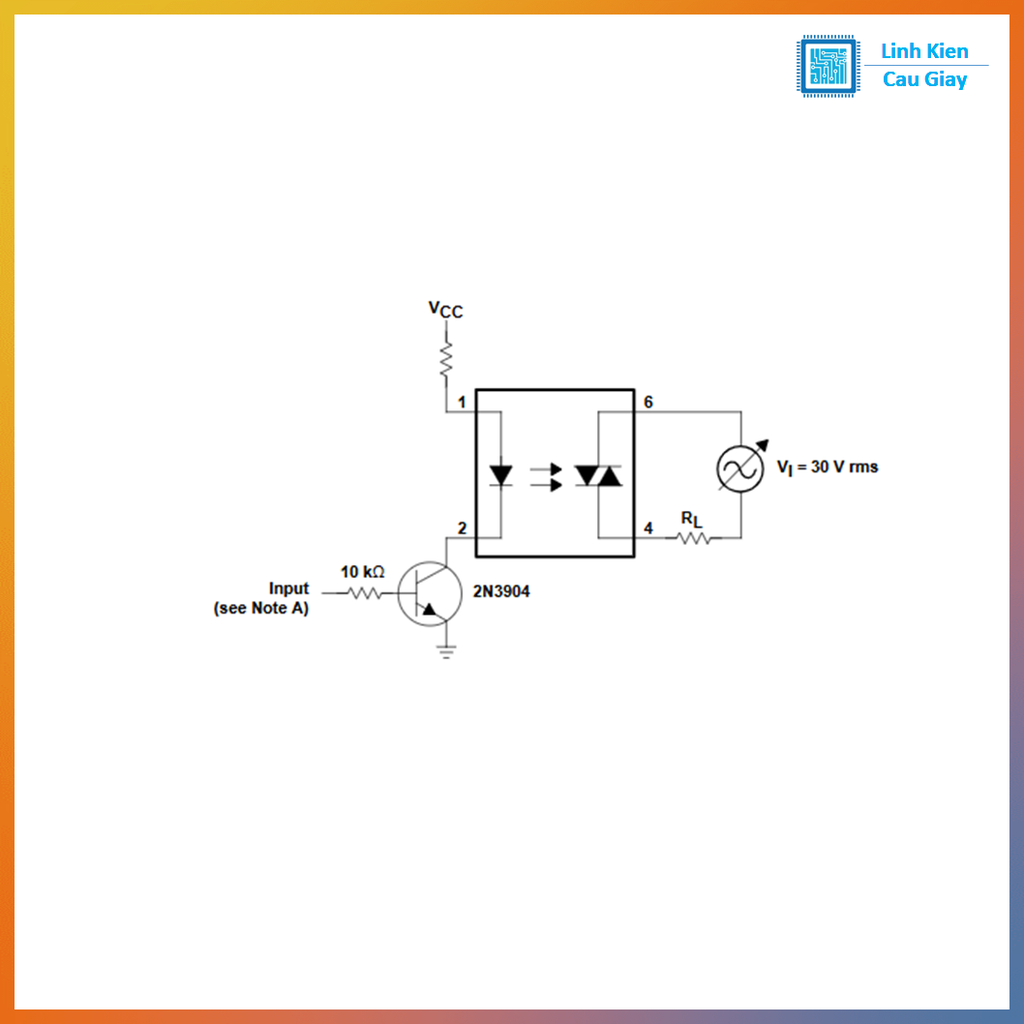 Linh kiện MOC3021 Chân cắm DIP6