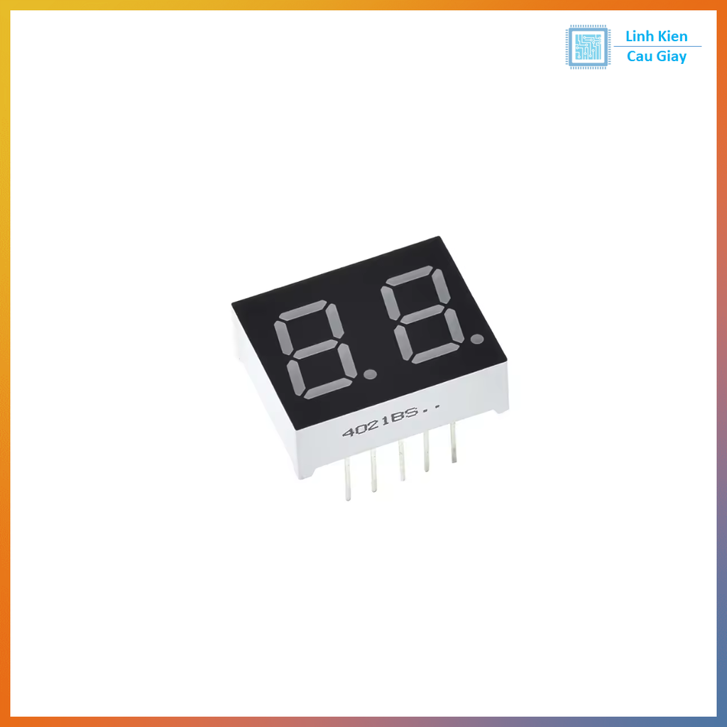 LED 7 Thanh 0.36inch Anot Chung - Sáng Đỏ