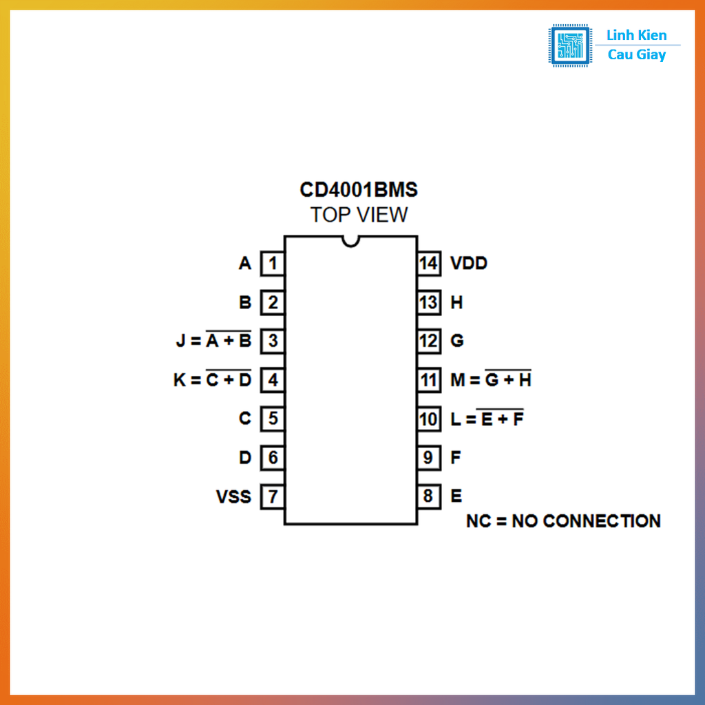 Linh kiện IC CD4001