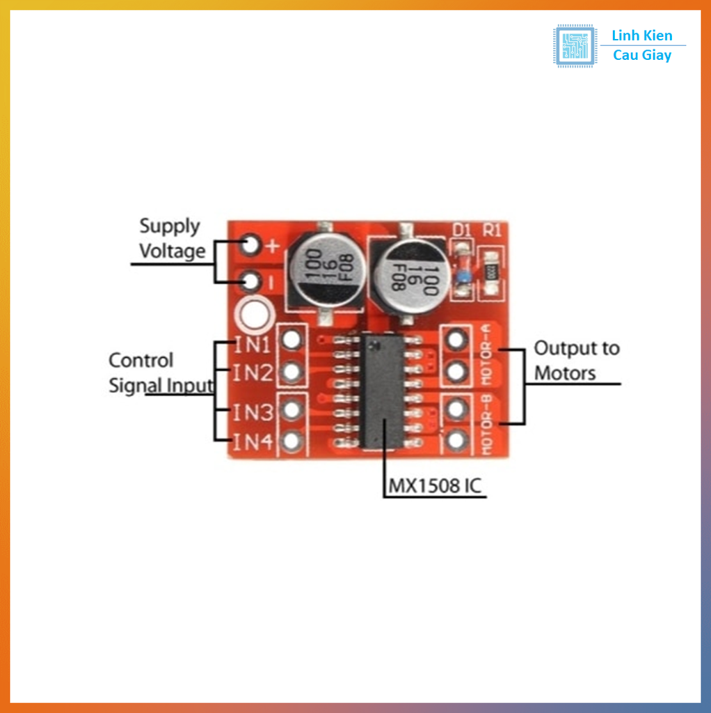 Module cầu H mini TC1508A 1.5A