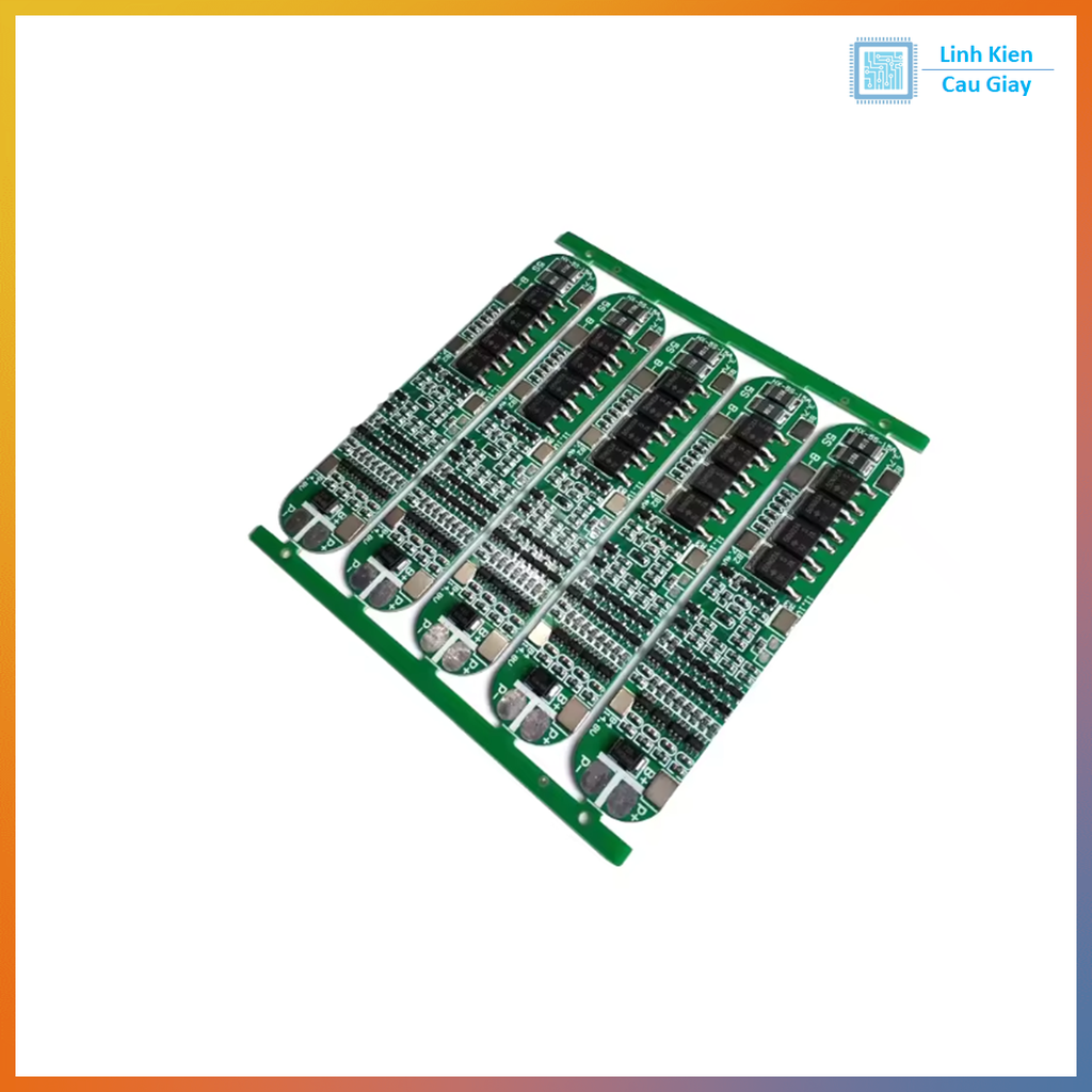 Mạch sạc và bảo vệ pin 5 Cell 15A lithium 18650