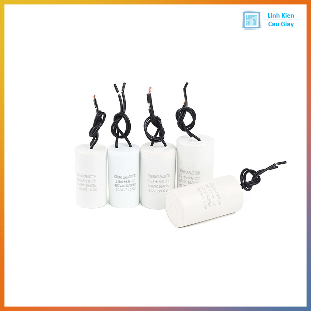 Tụ máy bơm CBB60