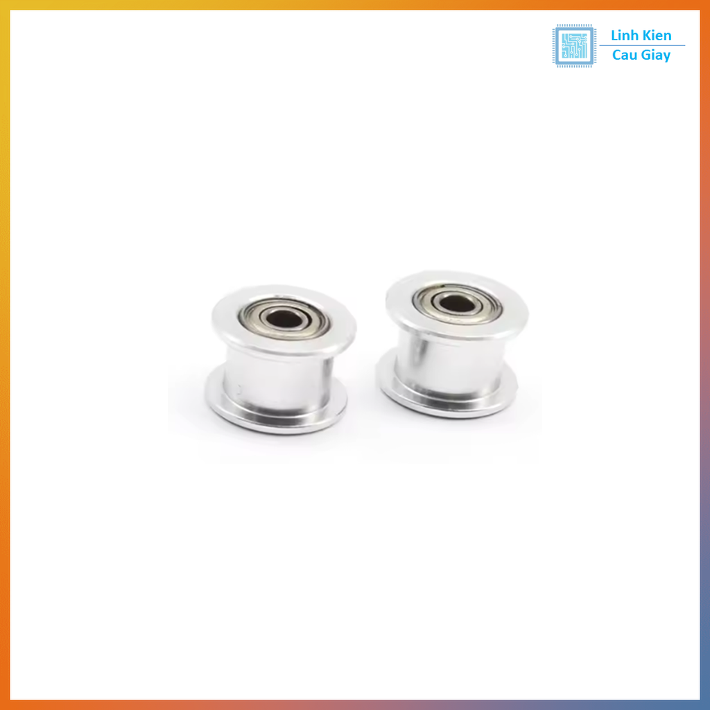 Puly căng đai GT2 loại trơn (Phi 20 răng) Rộng 10mm Trục 5mm