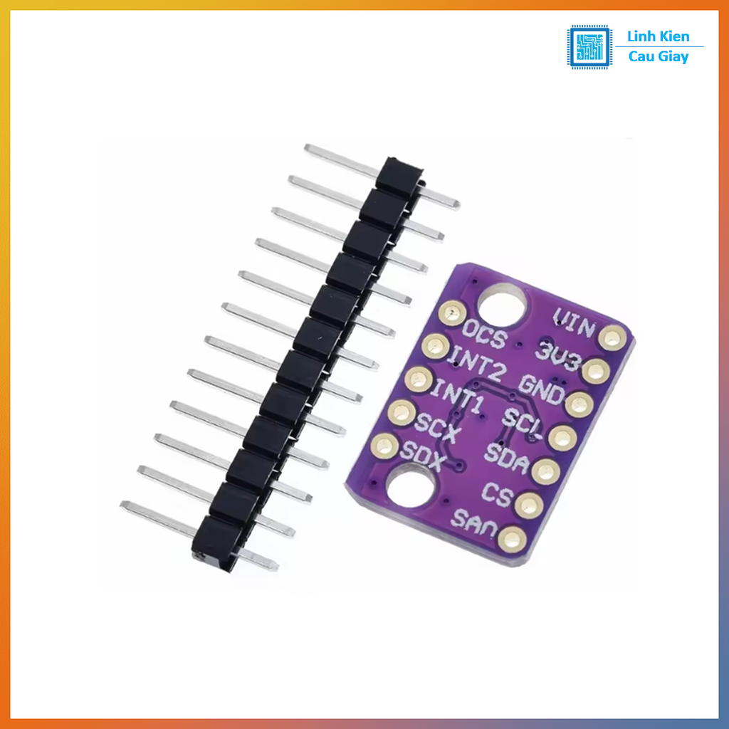 Module cảm biến gia tốc con quay 6 trục GY-BMI160