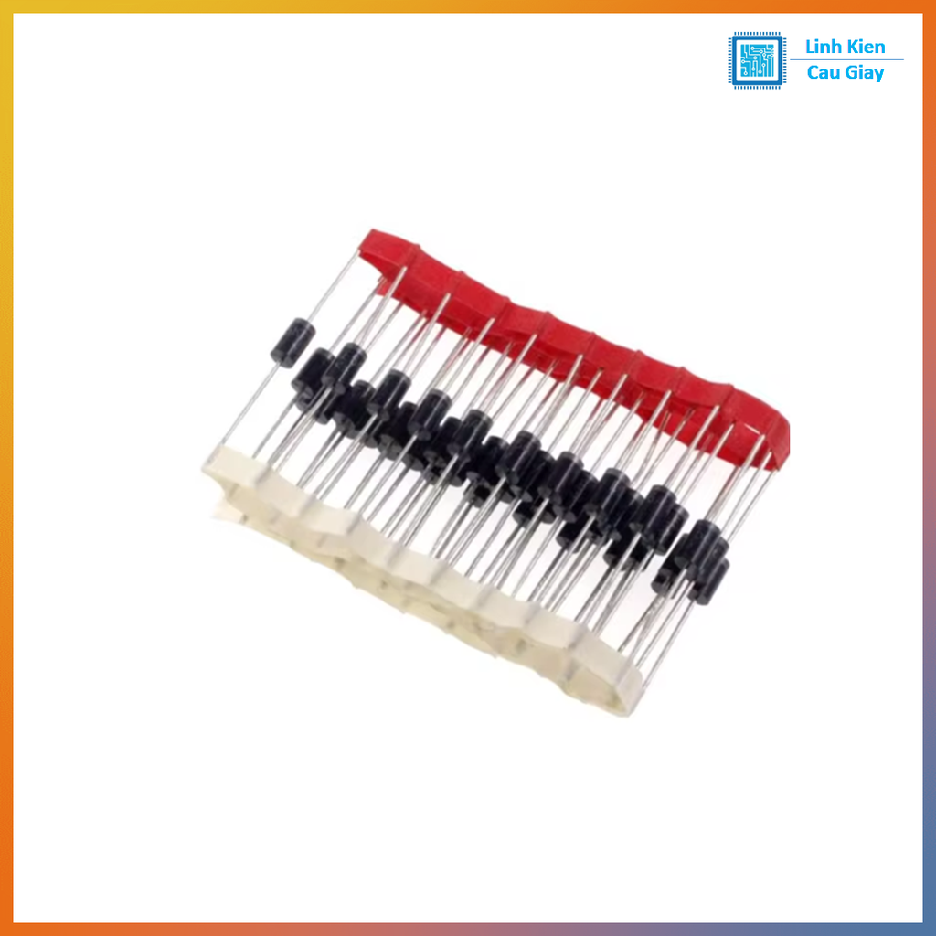 Linh kiện Diode FR107 chân cắm 1A (SL: 10 chiếc)