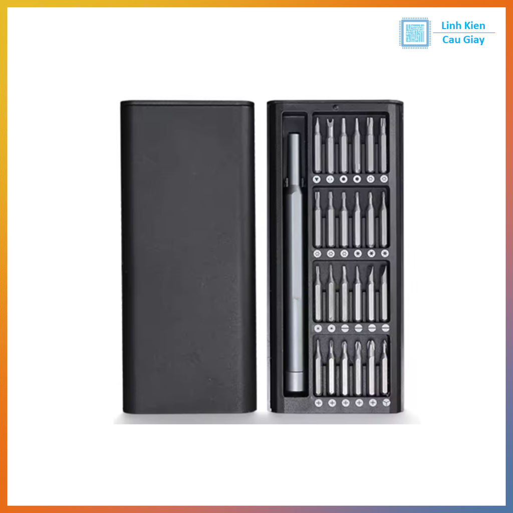 Bộ tua vít đa năng 25 chi tiết trong 1 sửa chữa điện thoại, laptop, máy tính