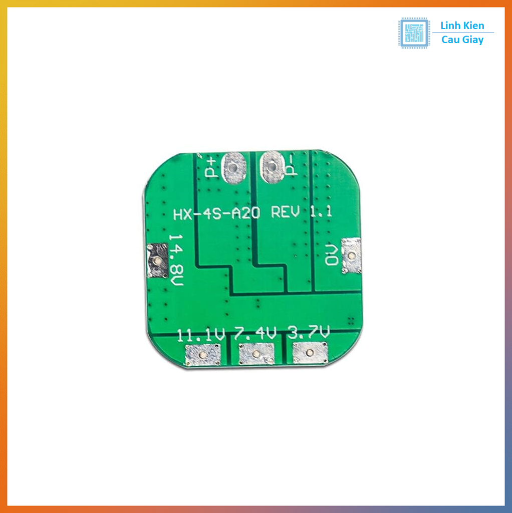 Bảo Vệ và Sạc Pin Nối Tiếp 4 Cell 18650 20A 14.8v-16.8v