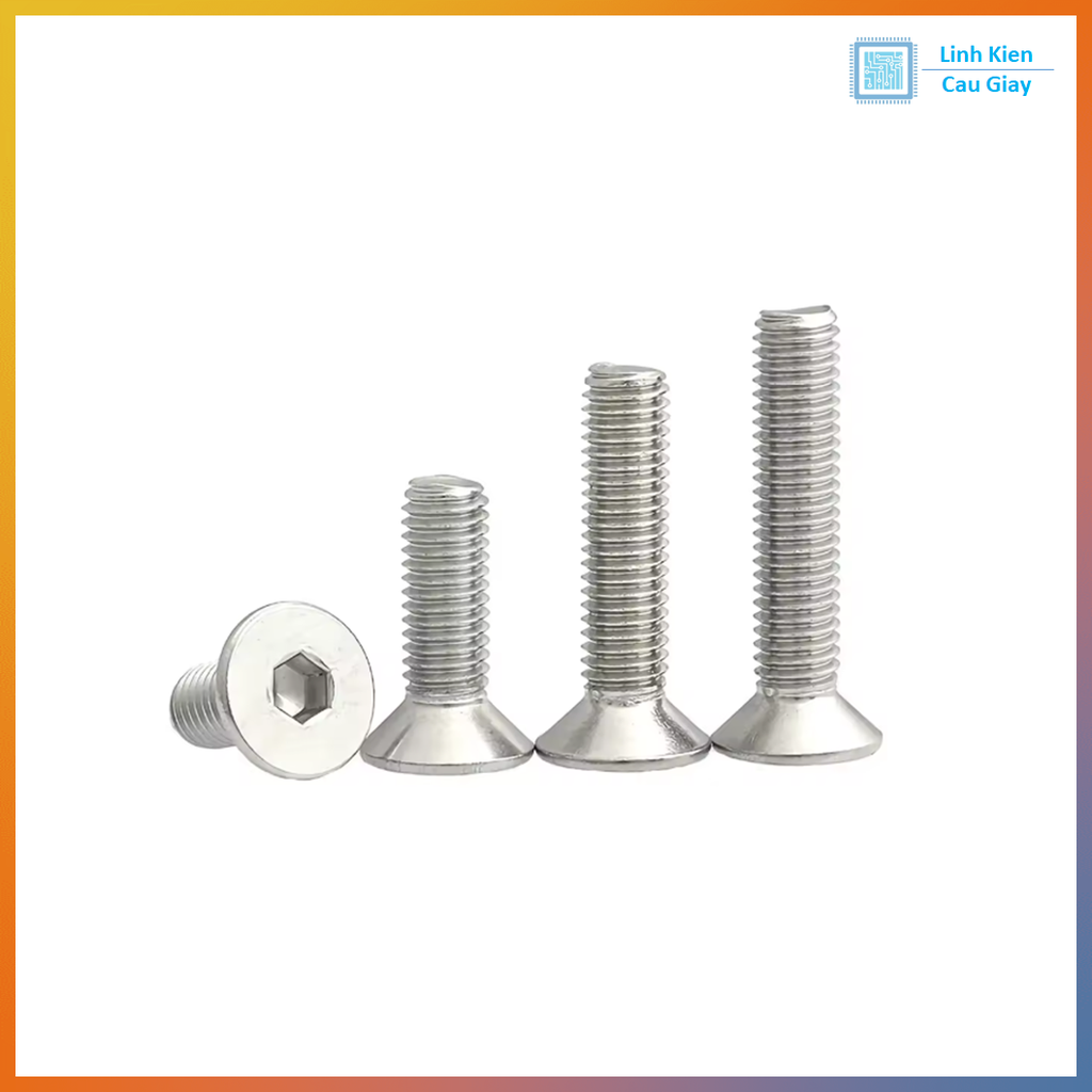 Bulong Lục Giác đầu chìm M5 (SL 10c)