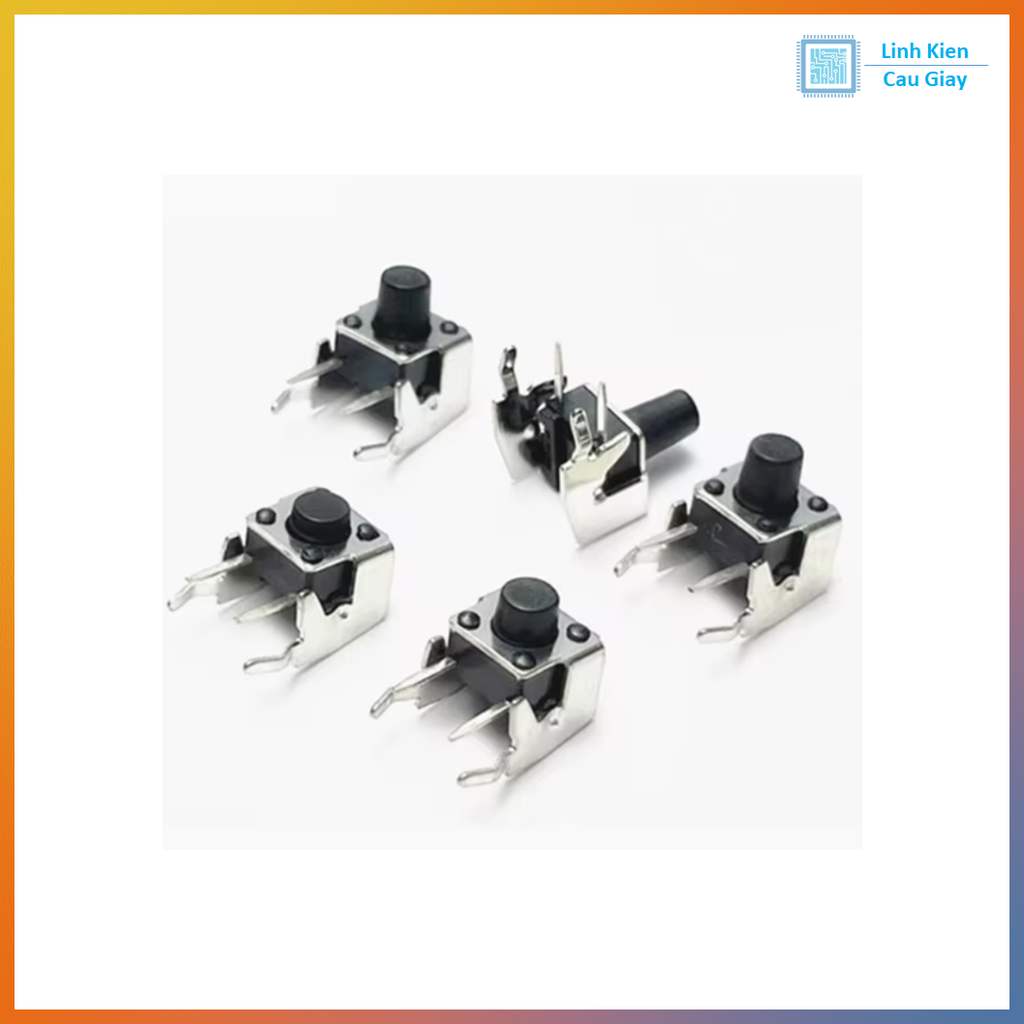 Nút nhấn 4 chân 6x6x5 ngang