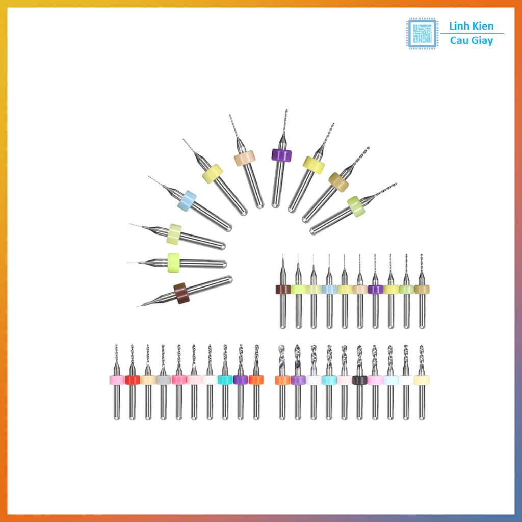 Mũi Khoan CNC (Kích thước từ 0.7 đến 3mm)