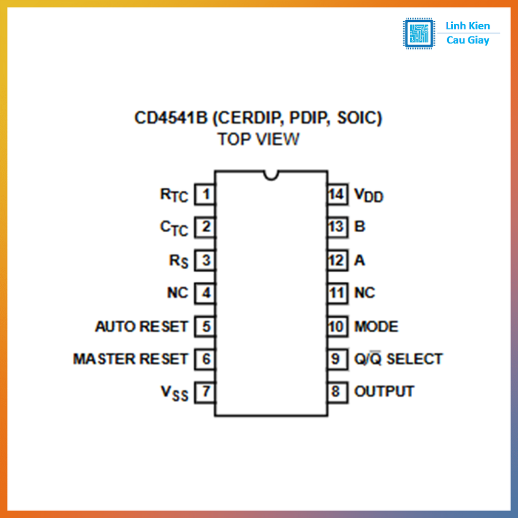 Linh kiện IC CD4541