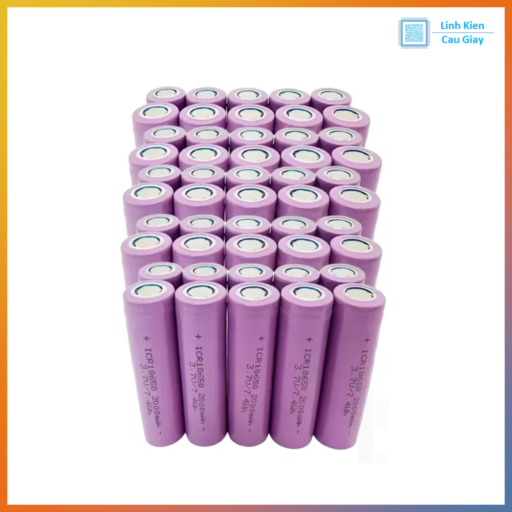 Pin 18650 dòng xả 3C (6A) - 2000mAh