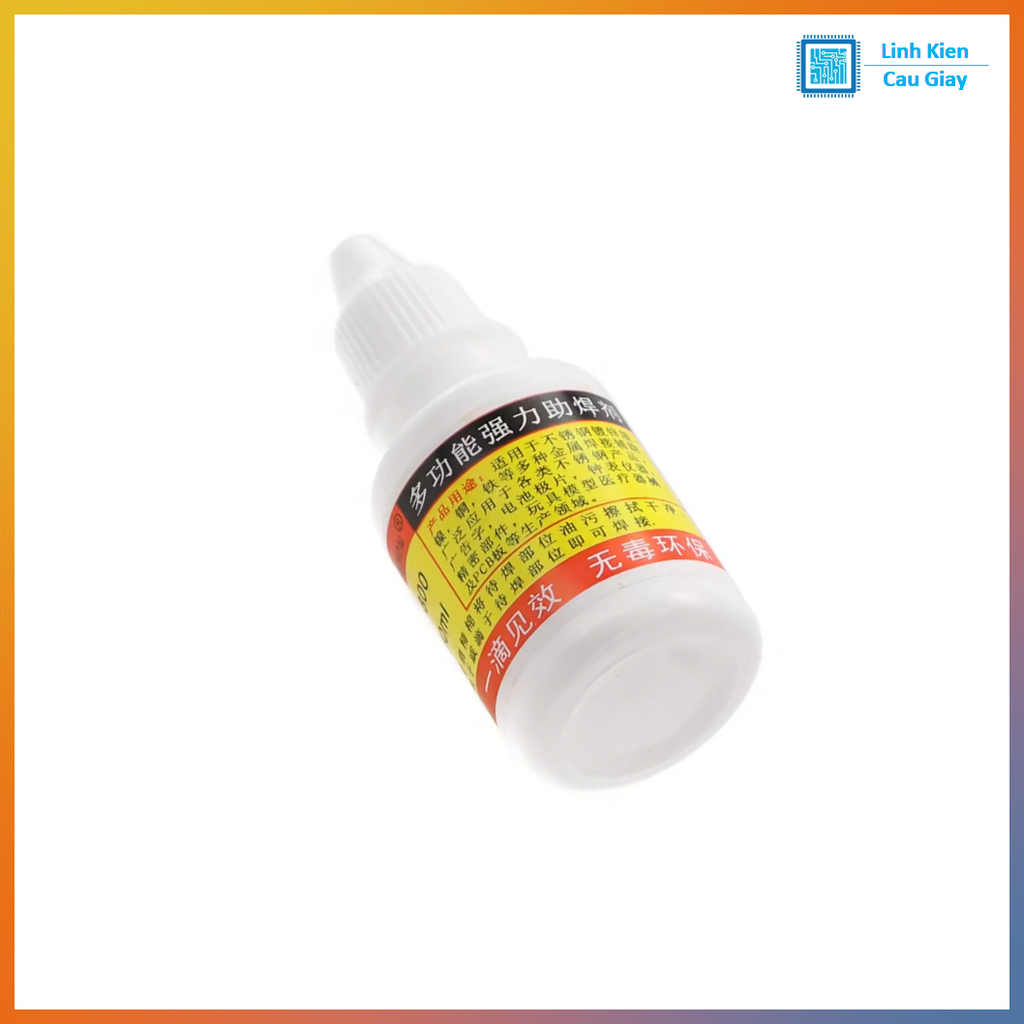 Dung dịch trợ hàn thiếc lên Kẽm, inox, sắt 50ml