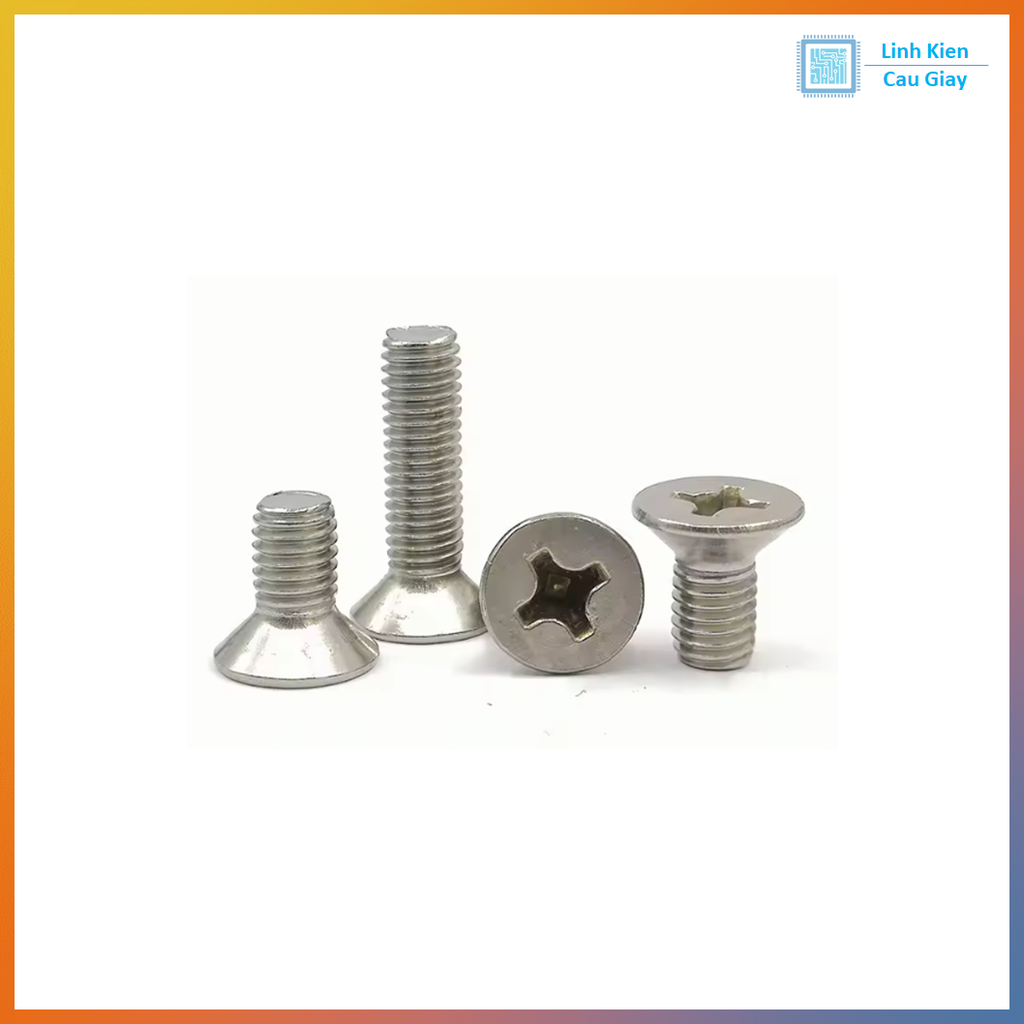 Bulong Chữ Thập Inox M3 (Giá 10c)