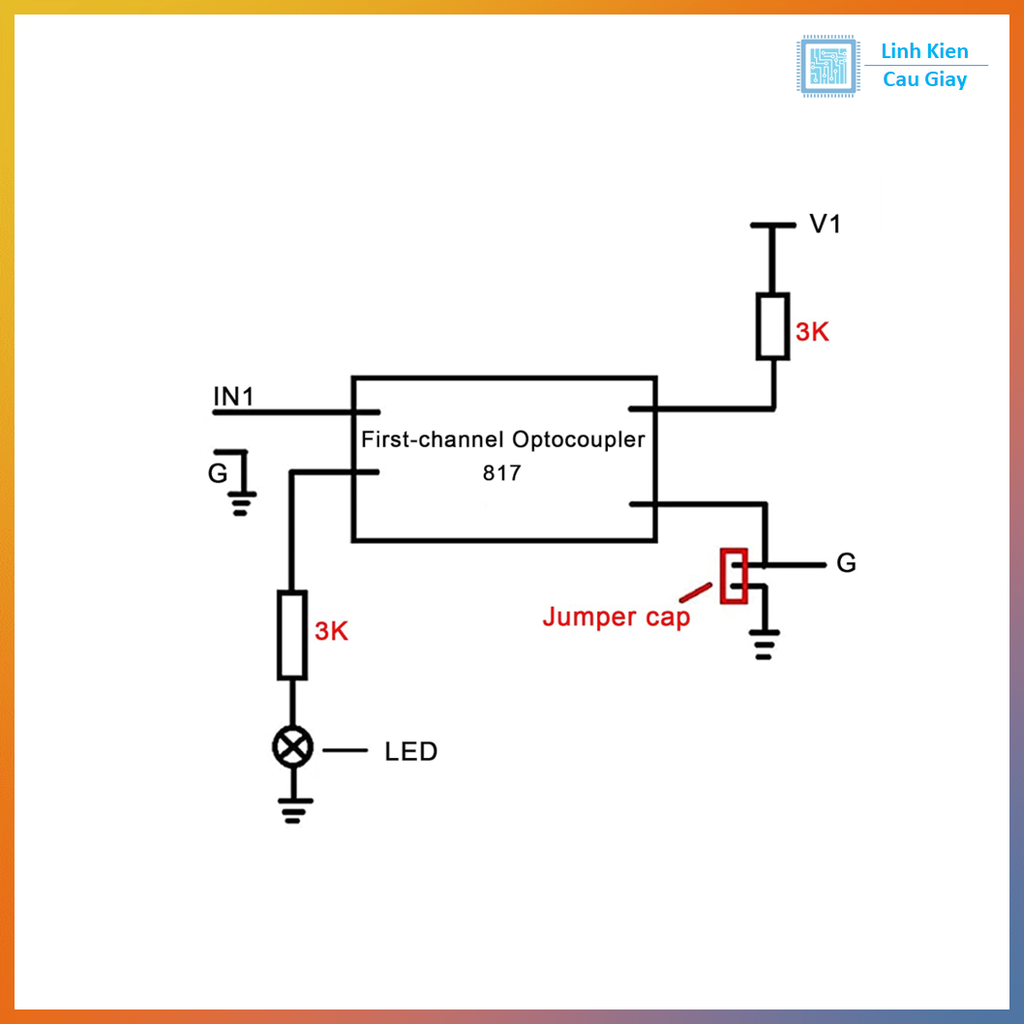 Module Opto Cách Ly 4 Kênh PC817